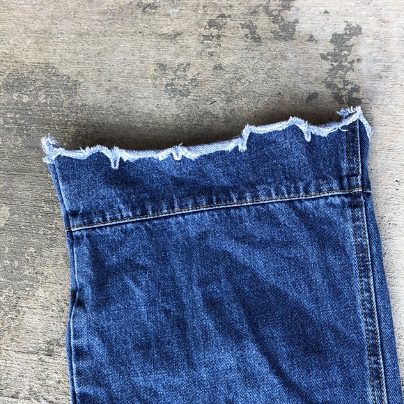 English Factory Super High Waist Crop Flare Jeans - Picture 8 of 8